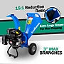 Landworks 7HP Mini Wood Chipper Shredder Mulcher