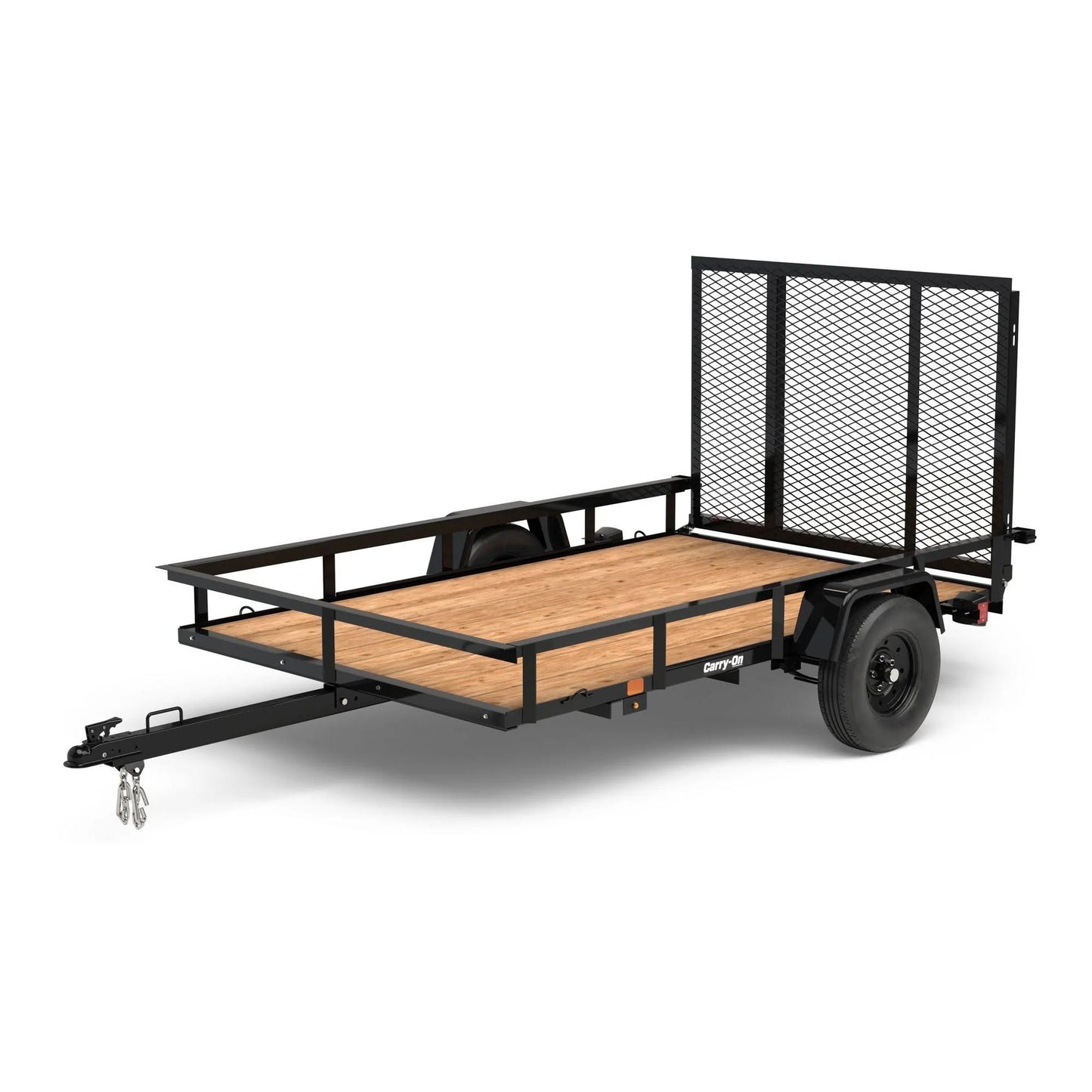 Carry-On 5x8 Steel Mesh Utility Trailer with Ramp Gate